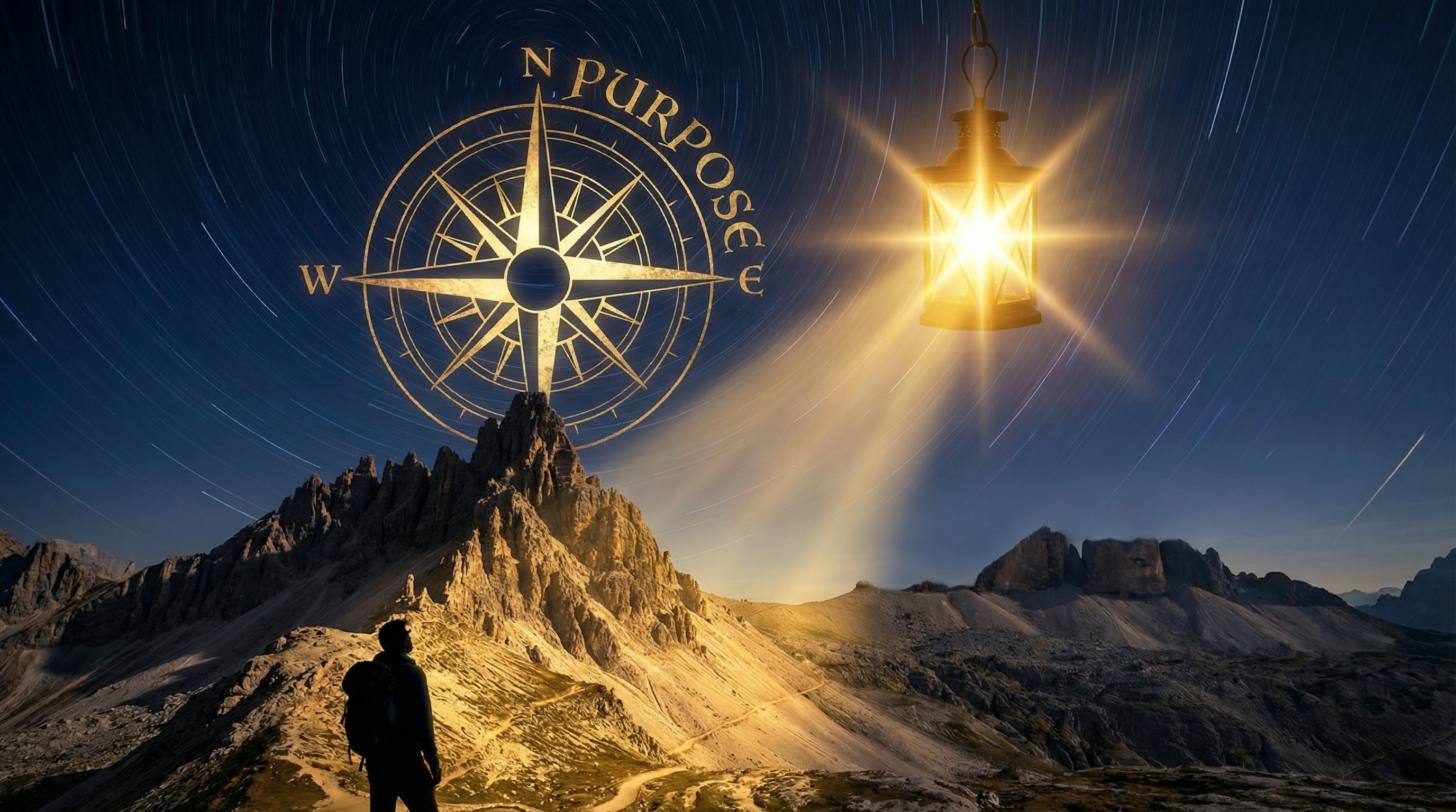 Father looking at horizon